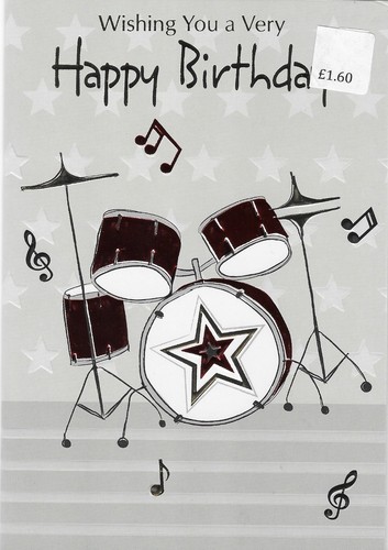 Happy birthday schlagzeug - happy,
